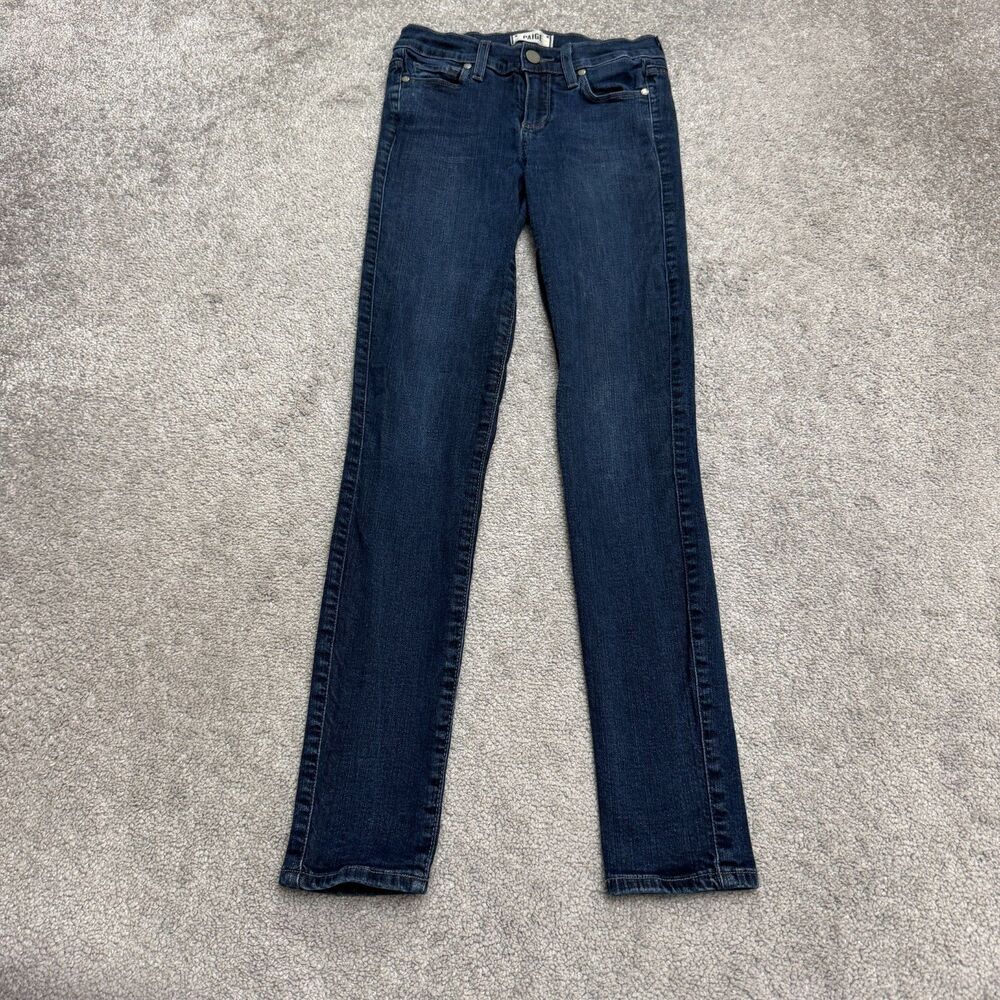 PAIGE Verdugo Ultra Skinny Jeans Women 26 Kendrick Dark Wash Blue Transcend Fit